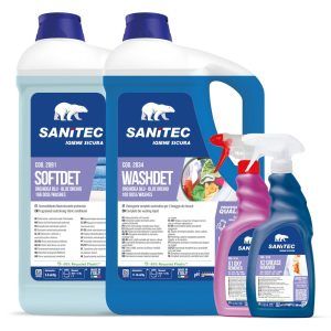 Komplet za pranje perila Sanitec Washdet Softdet X1 oxy remover X2 Grease Remover