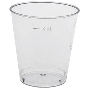 Kozarci plastični 0,04L, trdi