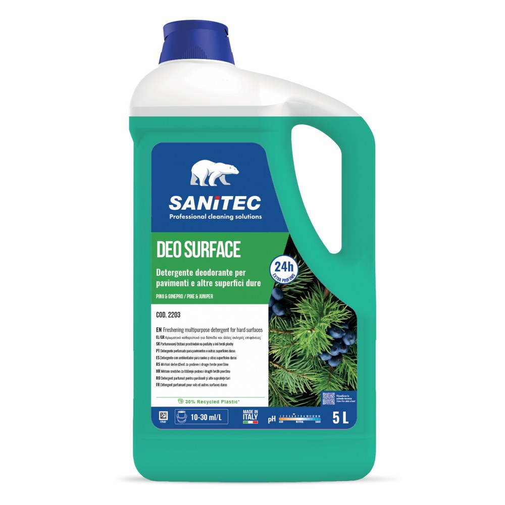 Čistilo za tla Sanitec Deo Surface Bor 5L Čistilo za tla Sanitec Deo Surface Bor 5L