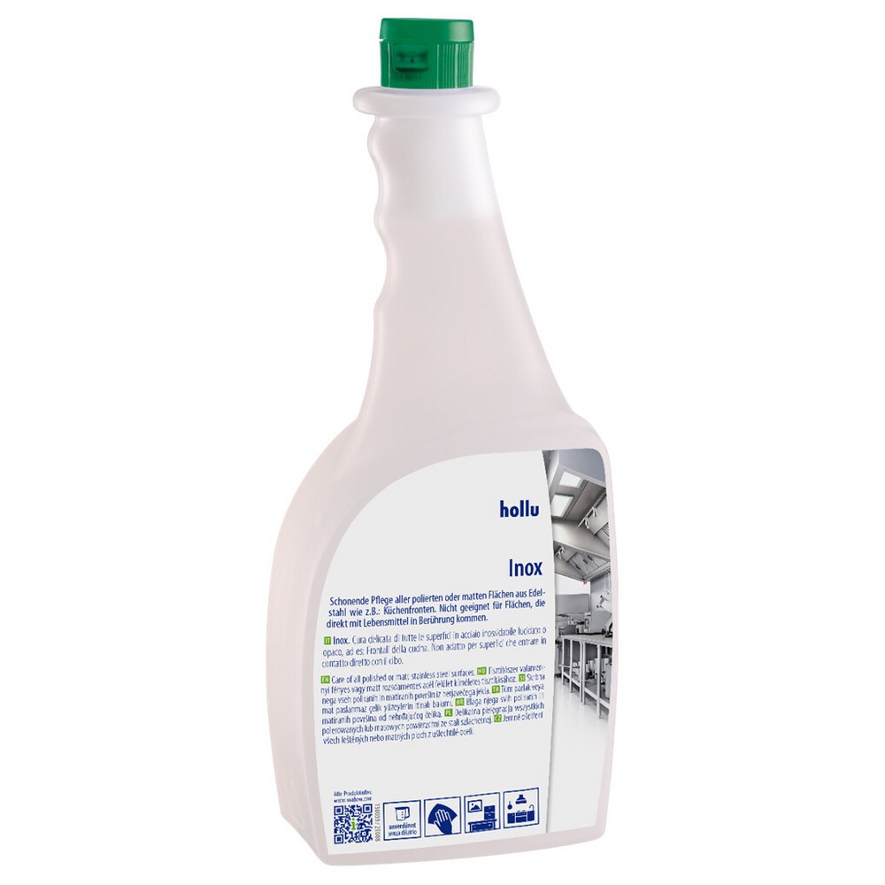 Sredstvo za nerjaveče jeklo Hollu Inox 1L Sredstvo za nerjaveče jeklo Hollu Inox 1L
