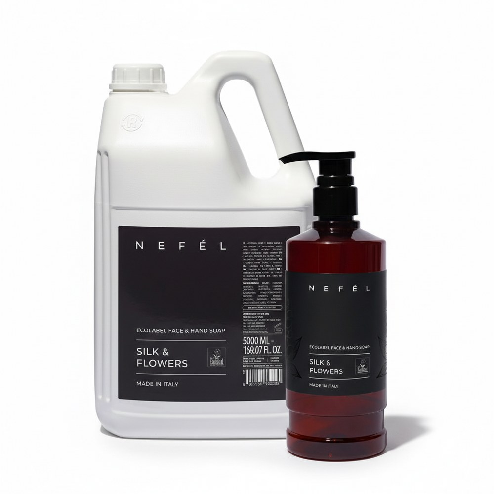 Ekološko tekoče milo za roke in obraz Nefel Silk & Flowers hotelsko Ekološko tekoče milo za roke in obraz Nefel Silk & Flowers hotelsko
