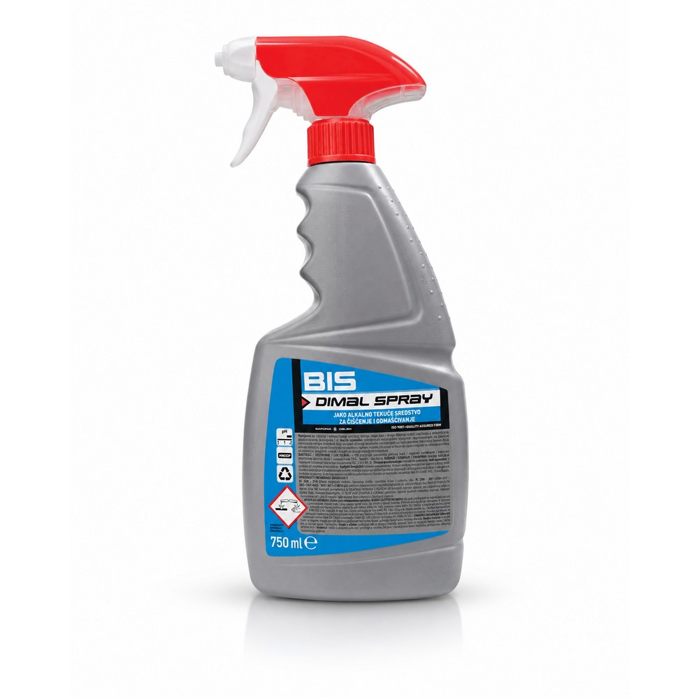 Močno Čistilo za pečico Bis Dimal Spray 750ml Močno Čistilo za pečico Bis Dimal Spray 750ml