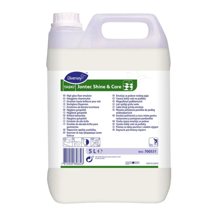 Zaščitni premaz za tla Taski Jontec Shine & Care v 5-litrski ročki Diversey